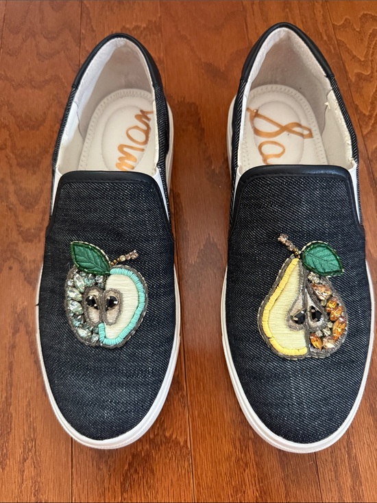 Sam Edelman Shoes - Sam Edelman Evelina slip on appliqué shoes